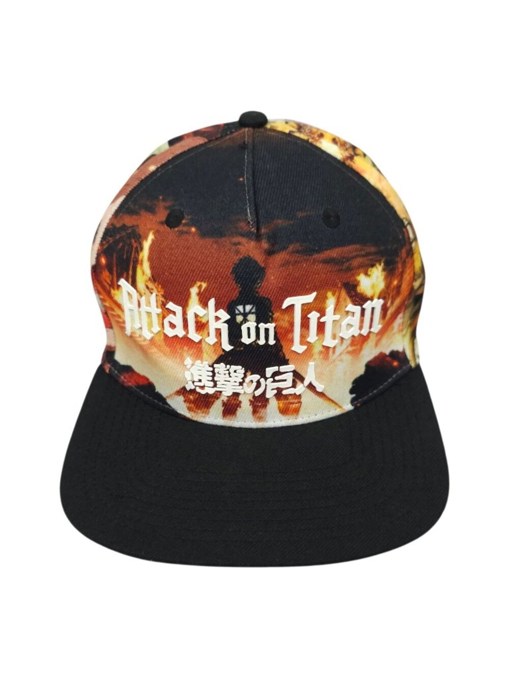 Attack On Titan Snapback Hat Anime Graphic Baseball Cap AOT Manga Streetwear